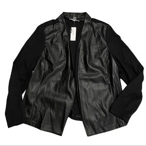 Womens Faux Leather Blazer NWT size 18